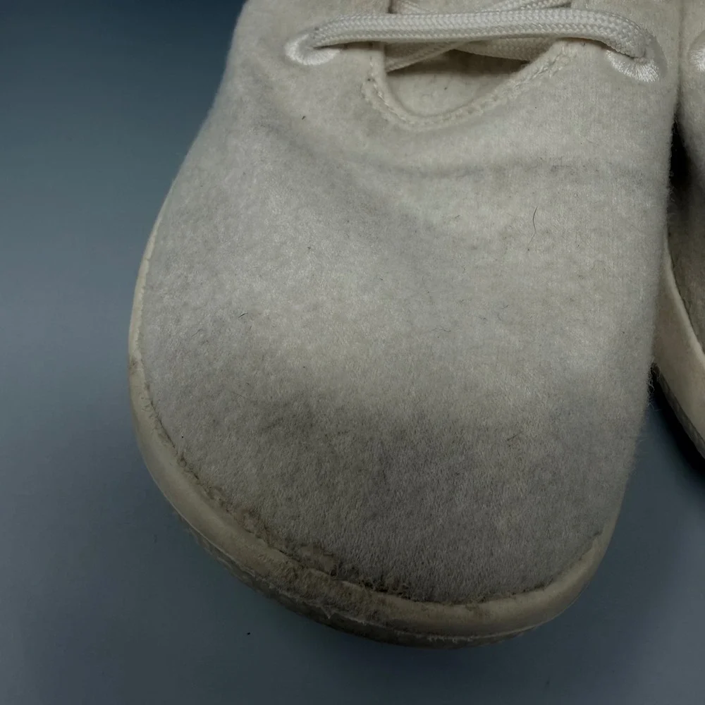 Allbirds Mens Merino Wool Runners Cream White Sneakers Size US M8 0721‎ NV1